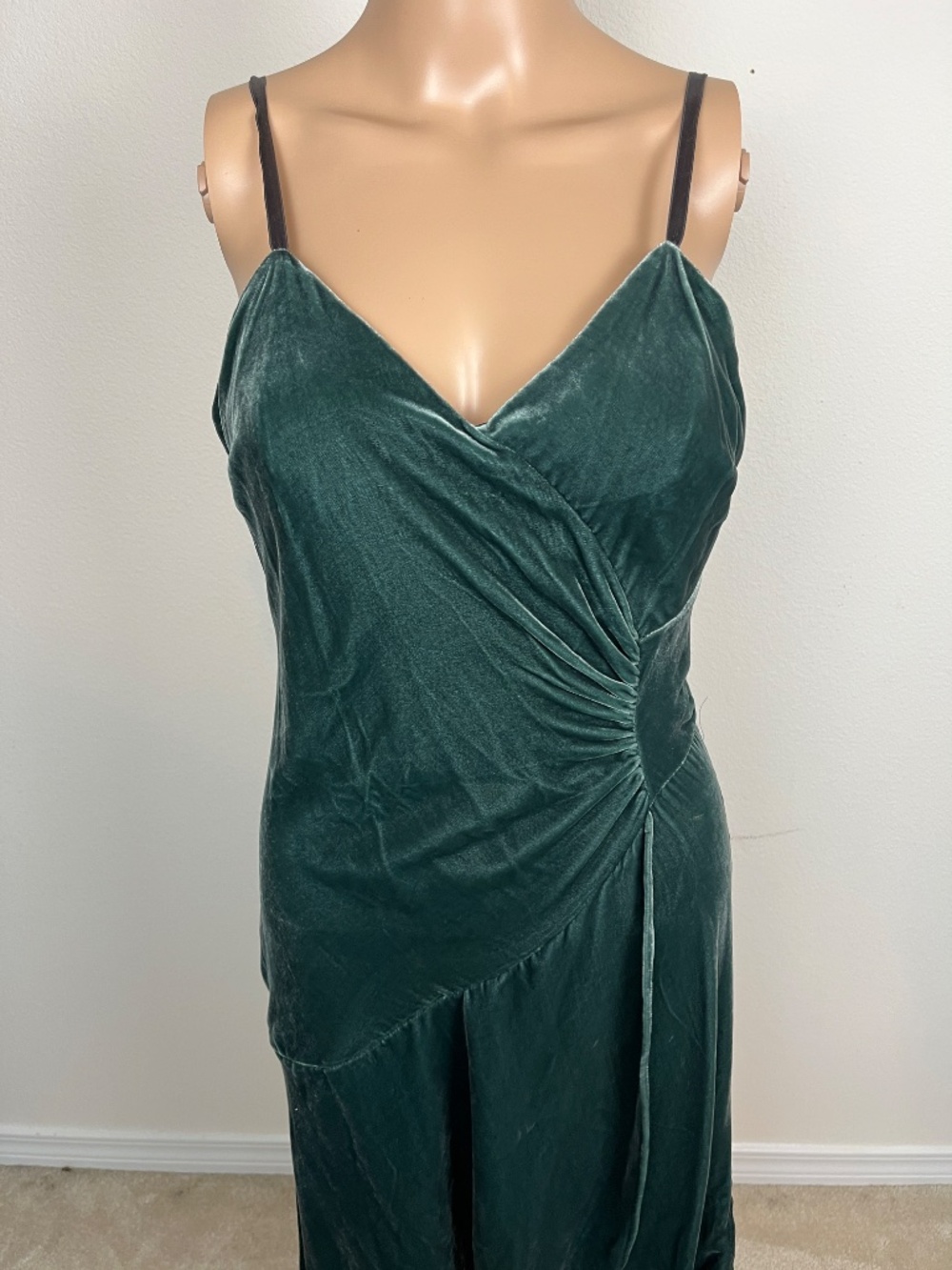 NWT Club Monaco Green Velvet Dress, Size 8
